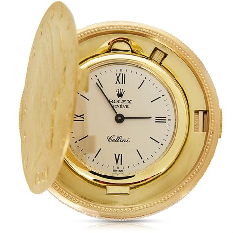 rolex watch coin|rolex cellini 18k gold watch.